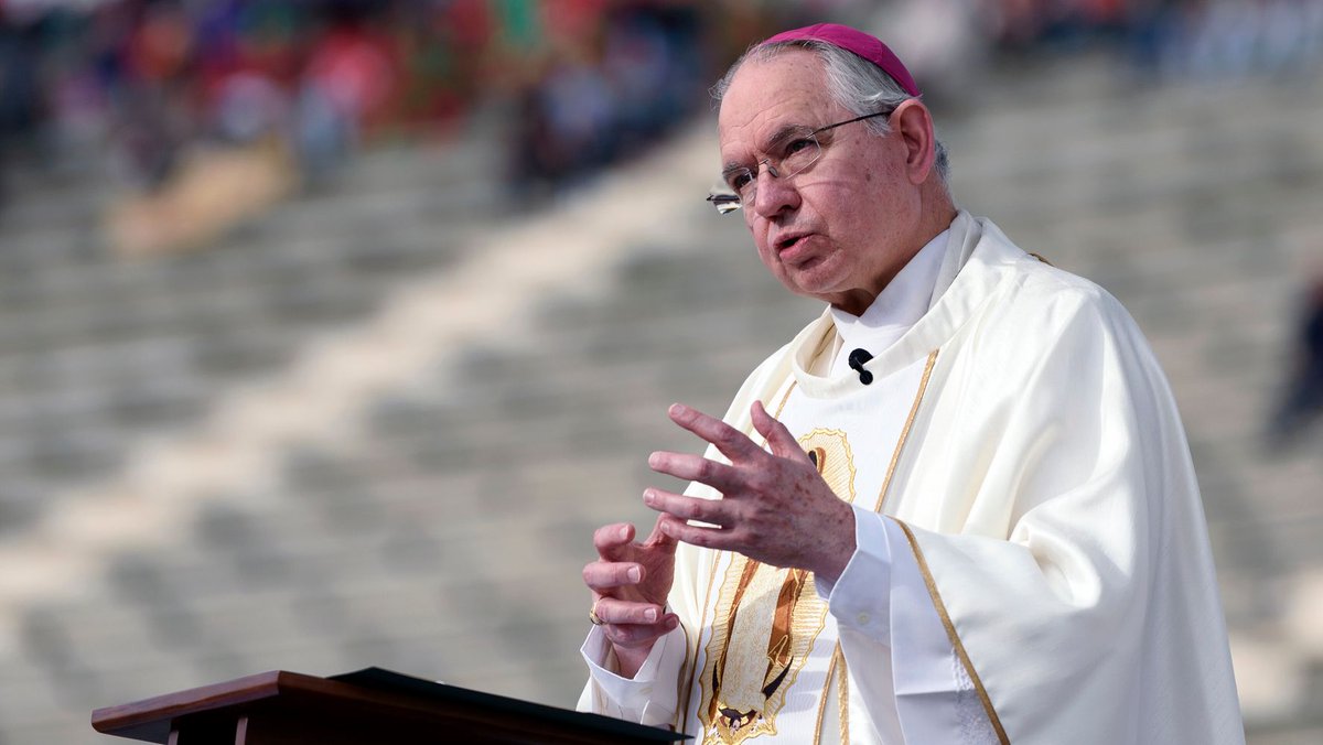 Archbishop José Gómez, an immigrant from Mexico, is the first Hispanic man to head the U.S. Conference of Catholic Bishops. huffp.st/VrJsXX9