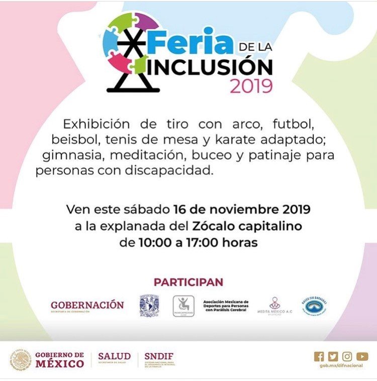 TodoAccesible's tweet image. Te recordamos la Feria de la Inclusión 2019. Todo Accesible estará presente. ¡No faltes!
 Si estás interesado lleva tu Currículum Vitae impreso. #FINDEDIS #FeriaDeLaInclusión2019 #Empleo