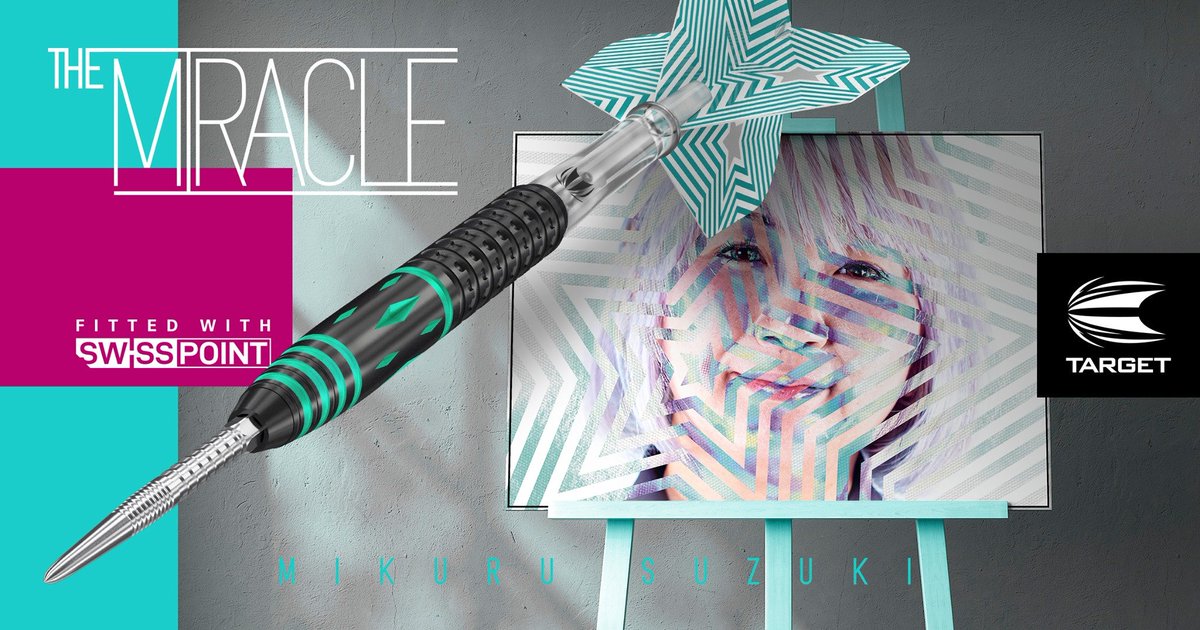 TargetDarts's tweet photo. #MiracleMikuru is using her new G2 Suzuki darts with #SwissPointUpgrade
You can find out more about her new darts here: https://t.co/4s6ti6RzgJ https://t.co/I8AxBoYwhk