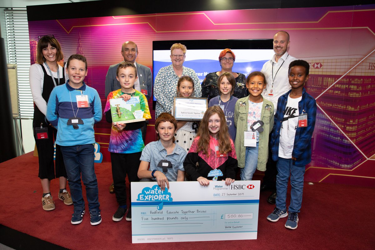 The winner of the Student Leadership Award went to....Redfield Educate Together Primary Academy from the UK! 💦🇬🇧 

Their first year as #WaterExplorers and they showed amazing leadership skills running the programme even while their teacher was on maternity leave! Well done! 👏