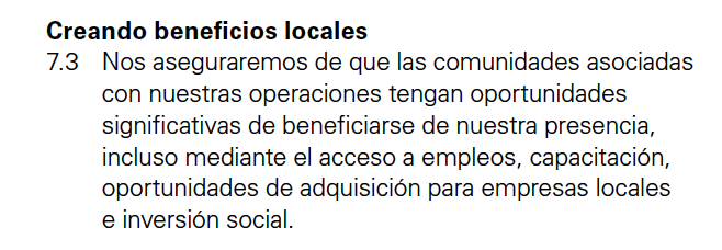 ewb_msv's tweet photo. ¿Cómo encaja la #compralocal en los nuevos Principios de Minería de Oro Responsable de @GOLDCOUNCIL? Estas imágenes muestran el contenido relevante de la publicación para una compra local ética y responsable. Documento disponible aquí: https://t.co/cdhT4ShitD #minería #RGMPs https://t.co/tae5EKKOoG