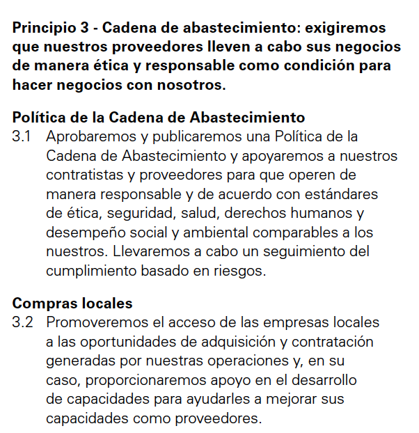 ewb_msv's tweet photo. ¿Cómo encaja la #compralocal en los nuevos Principios de Minería de Oro Responsable de @GOLDCOUNCIL? Estas imágenes muestran el contenido relevante de la publicación para una compra local ética y responsable. Documento disponible aquí: https://t.co/cdhT4ShitD #minería #RGMPs https://t.co/tae5EKKOoG