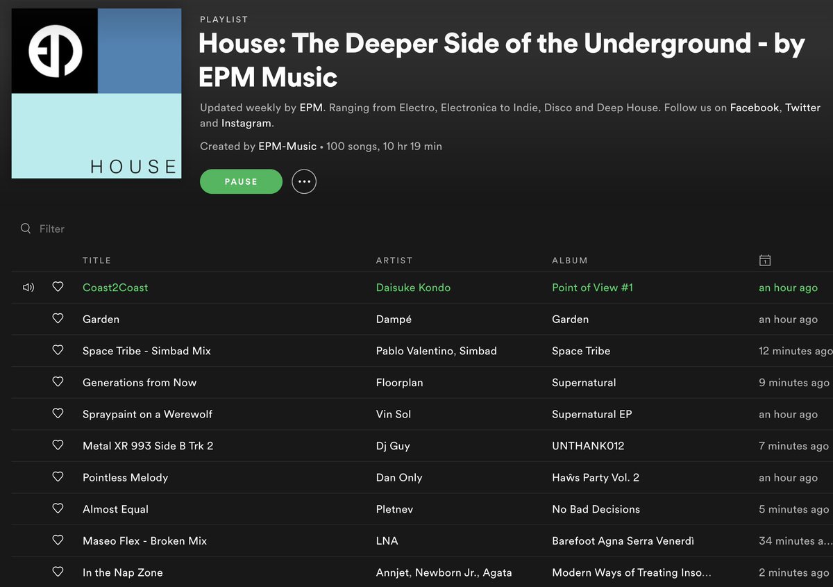 Autumn Deep Heat in our updated #spotify #playlist 🙌 Listen -&gt; tinyurl.com/EPM-House #Autumn #deephouse #electronica #acid #housemusic #Berlin