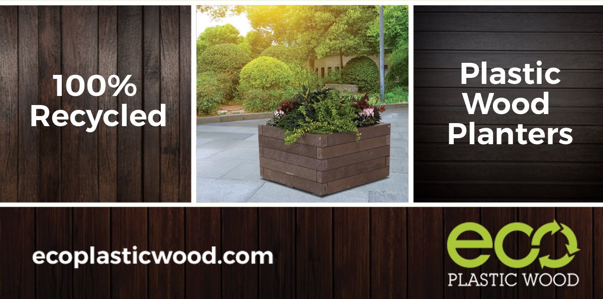Created entirely from waste plastics, our range of plastic wood planters are unique in their ability to look great whilst also maintaining the same look as the day that they were made! 

➡️ ecoplasticwood.com/product-range/…

#longlasting #plasticwood #recycling  #planters #plasticwaste