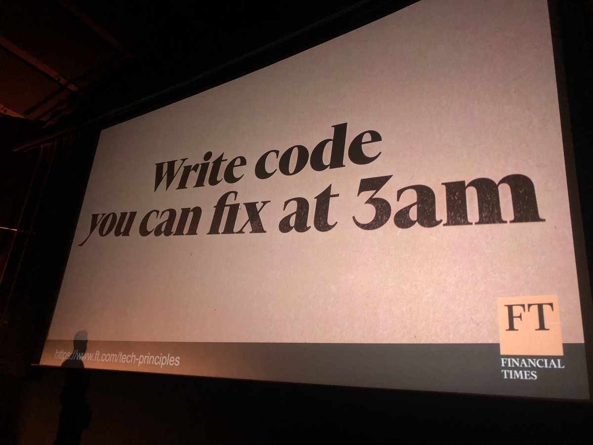 iamsapegin's tweet image. Write code that you can fix at 3am. #codemotion #codemotionberlin #CodemotionBerlin19