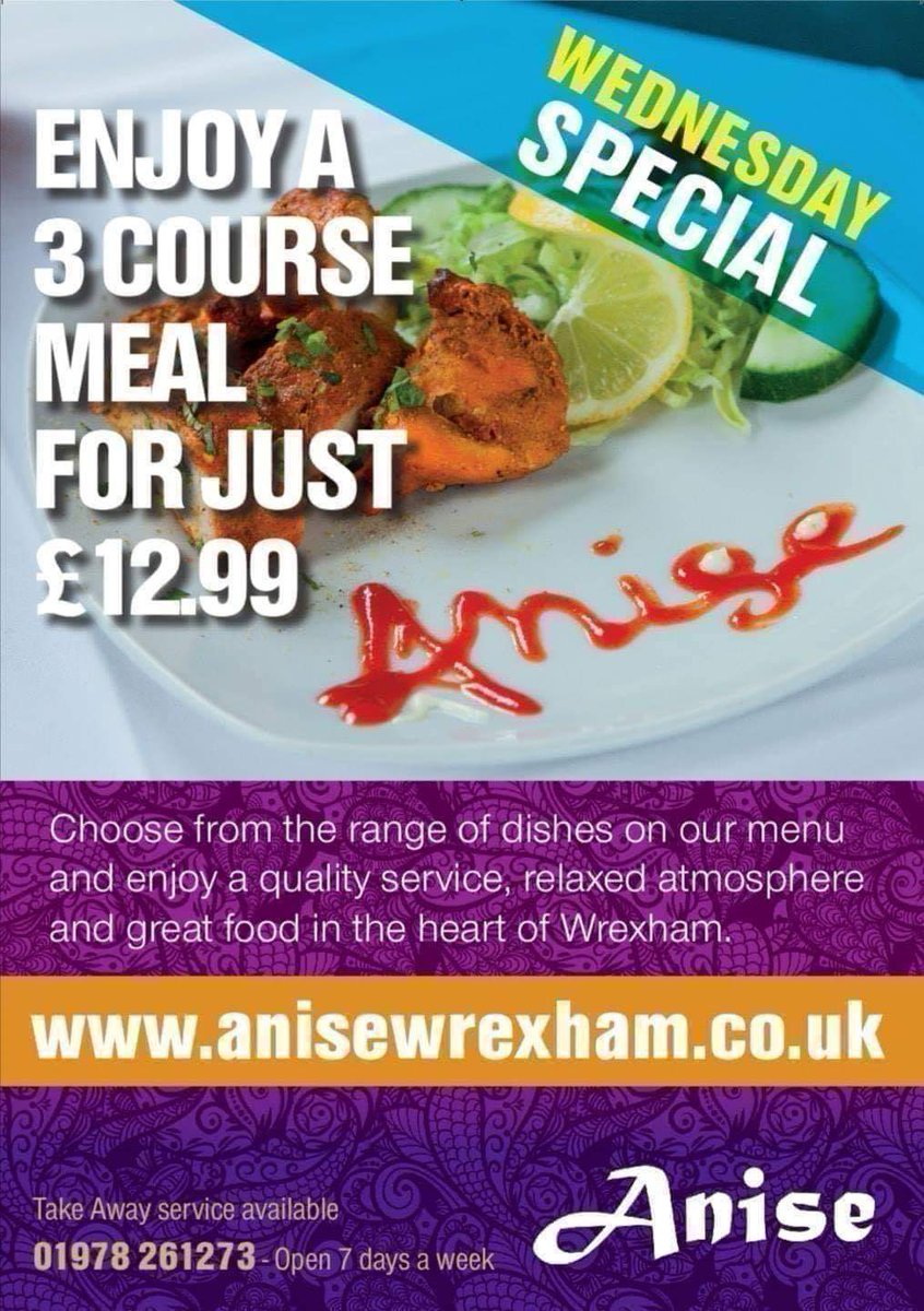 Have you made plans for tomorrow evening yet?
Join us for an awesome 3 course meal that won't break the bank!