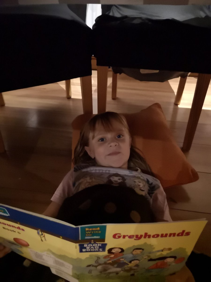 NicolaSenior5's tweet photo. Jessica Senior in Y1 Red likes to make a den under the table to get some peace and quiet while reading.
@HartleyBrookPri #HBamazingreaders https://t.co/jYlRijWSWW