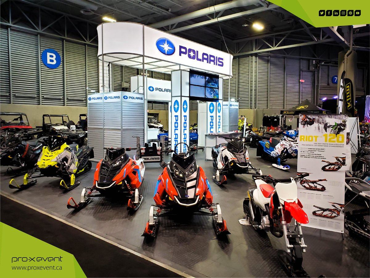 Pro-X Event (@proxevent) on Twitter photo Check out our latest activation! <a href="/PolarisInc/">Polaris Inc.</a>. Quebec Snowmobile Show. #tradeshow #events #Quebec. proxevent.ca Check out our latest activation! <a href="/PolarisInc/">Polaris Inc.</a>. Quebec Snowmobile Show. #tradeshow #events #Quebec. proxevent.ca