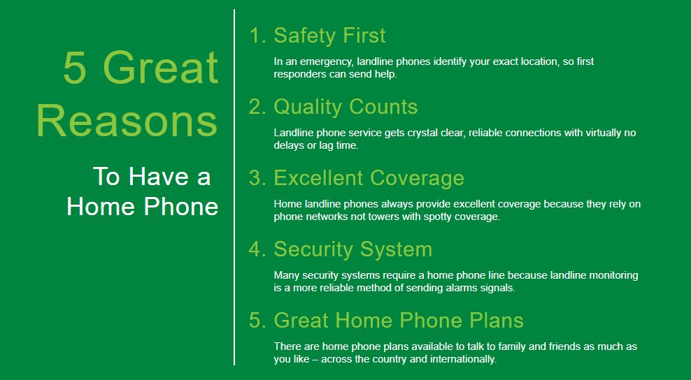 5 Great Reasons to Have a Stable Home Landline Phone!
