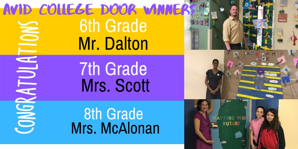 avid_psms's tweet photo. Check out our AVID College Door Contest winners! https://t.co/wIxNSbEOkb