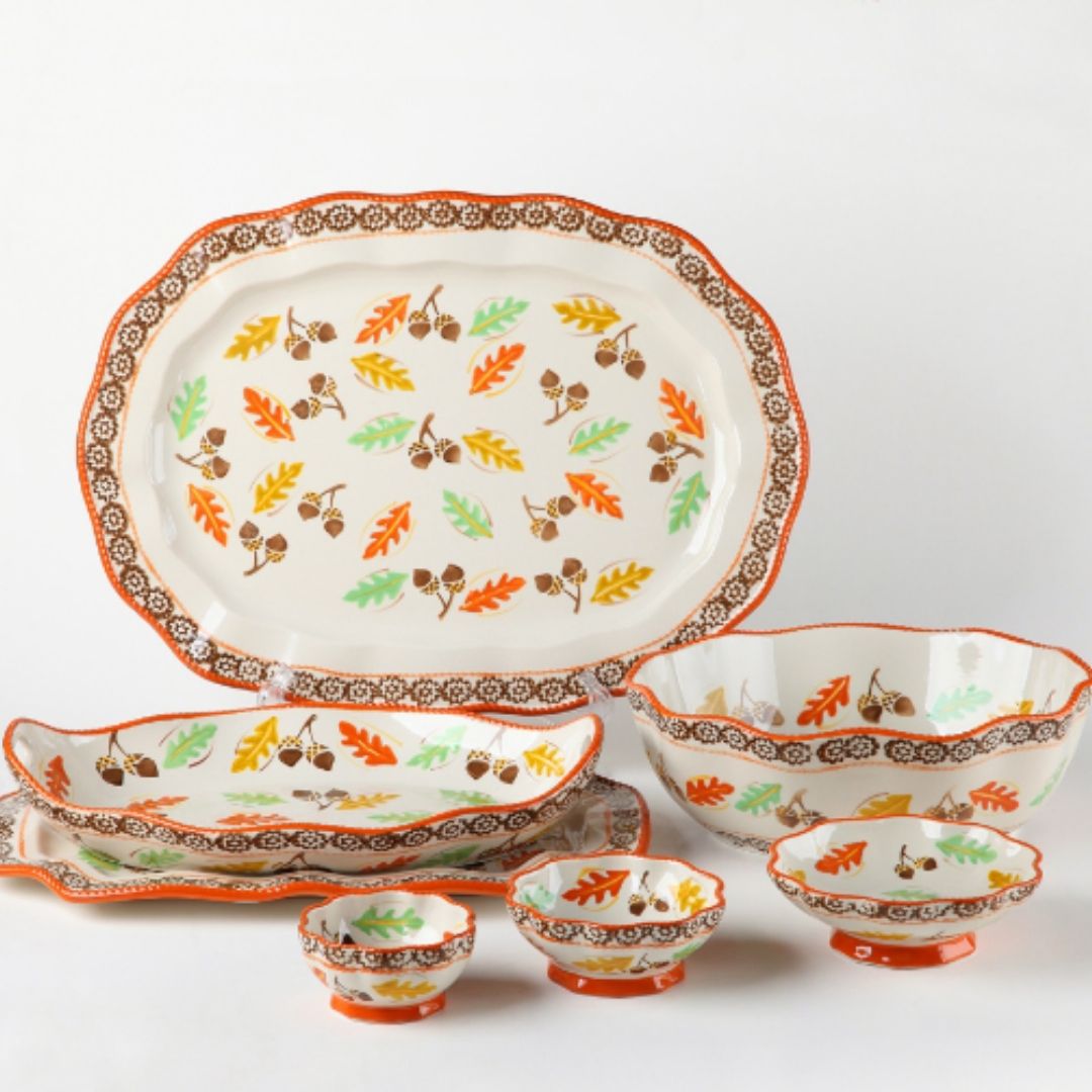 taratemptations's tweet photo. Are you #centertaining ready for Thanksgiving? Serve apps to sides to your main course on this beautiful Seasonal 7pc Specialty Nested Serving Set! Shop Item H219272 here: https://t.co/csXaSOi4TZ https://t.co/Hp6u8W7GEA