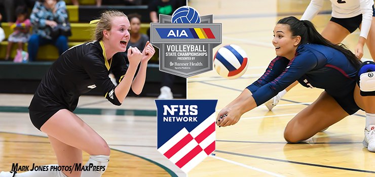 AZPreps365's tweet photo. 2019 AIA 6A Girls Volleyball Championship presented by Banner Health: @BashaBearsVB vs. @pumagirlsvball. An all-Premier Region matchup with both schools looking for their first title in this @NFHSNetwork subscription webcast at 7:30 p.m. https://t.co/QMDcv0gkdd #azpreps365 #azhs https://t.co/APRjuMiYmk