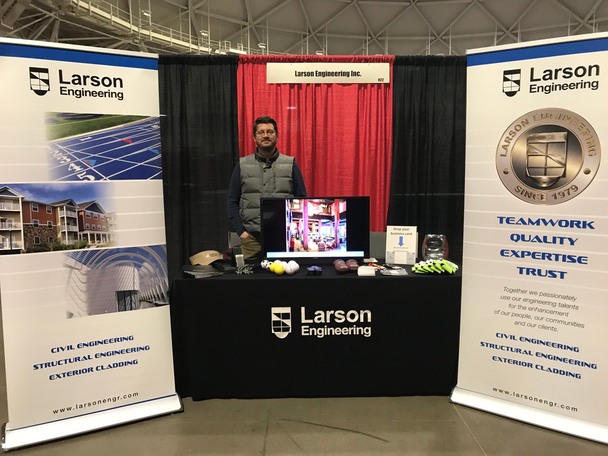 larsonengr's tweet photo. Larson is @aiamn's #A19MN at the Minneapolis Convention Center through Thursday afternoon. Come visit us at booth 822! https://t.co/3dym0Lv2Sq