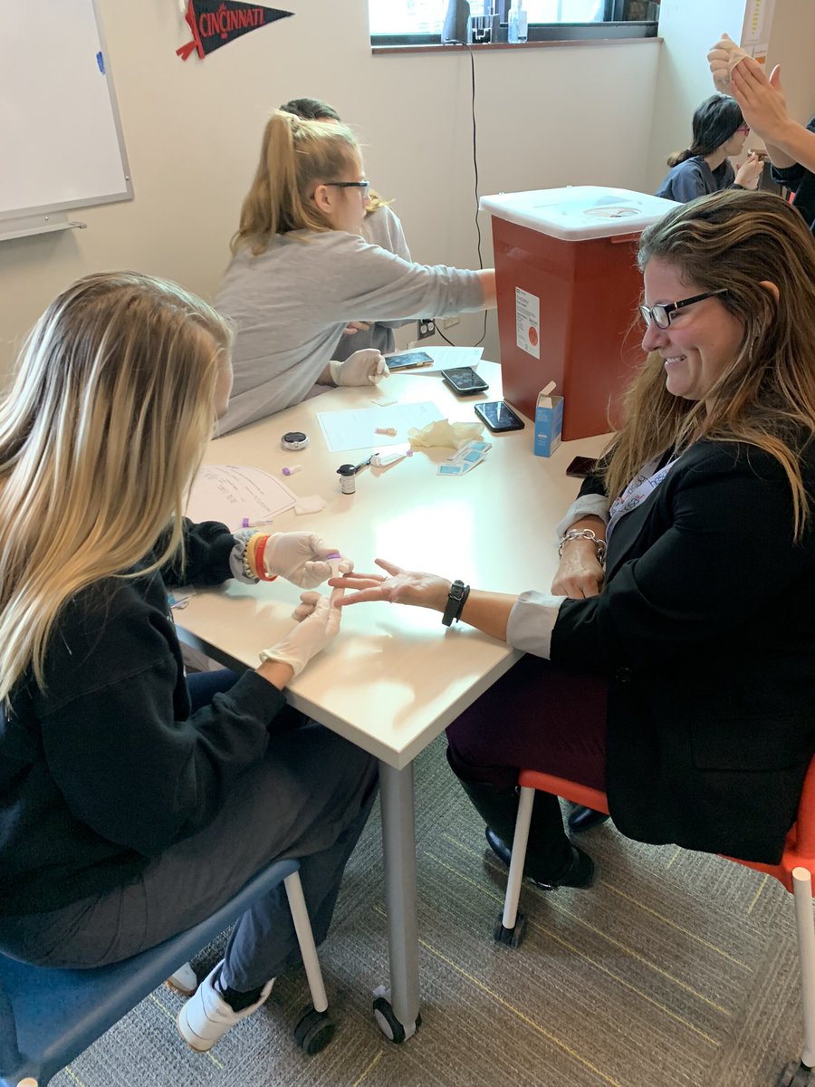 hickeyrn's tweet photo. It is great when the facility supports the student’s during their labs. 210 sticks conquered today. 840 more to go. #phlebotomytech #btbiosci #careerTech #careerready https://t.co/FkEisLF9PD