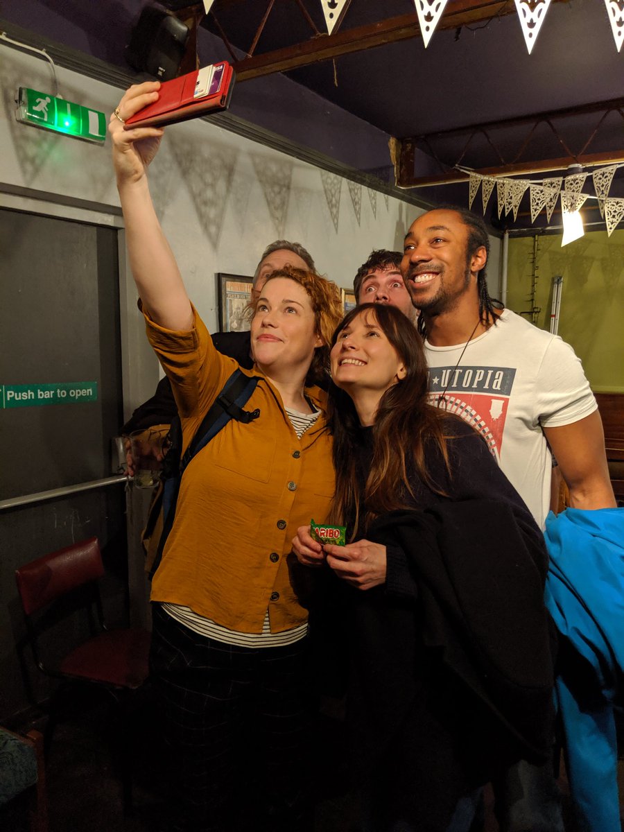 The ever charming John Agapiou patrolled @DuckDuckG last night with supergroup Zero Plans. Come check him out with <a href="/PatrolComedy/">Patrol</a> this Saturday in Bristol at the <a href="/JPImprov/">Jazz Police Improv</a> Cage Match! #improv