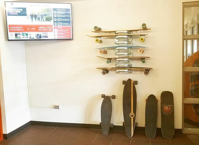 BSULibrary's tweet photo. Still life at the Library. #fall2019 #fallsemester #AlbertsonsLibrary #BoiseState #skateboards ^MC https://t.co/Kh7xBFmH4o https://t.co/AQ1i2smWDk