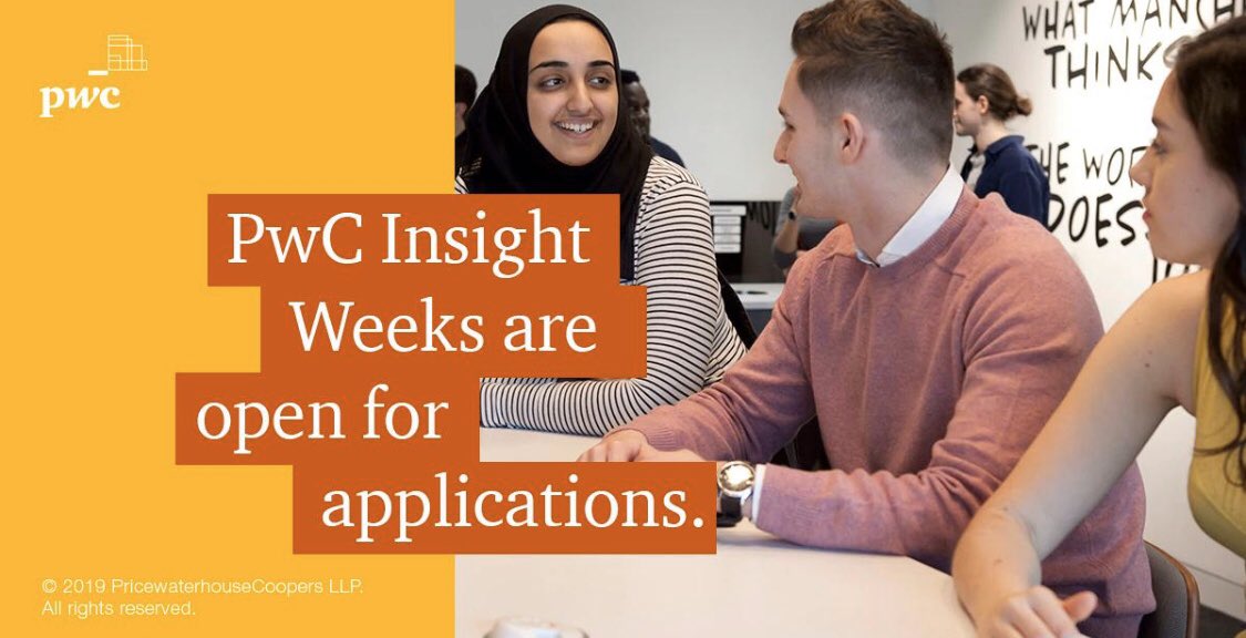 Anita_Ribeiro_'s tweet photo. PwC Insight Week work experience applications are open! @JOA_Futures @JOASixthForm Have an action-packed paid week in one of the nationwide offices on one of the three Insight Weeks; Business, Digital or Accounting.
Y12 / Y13s apply here: 
https://t.co/VIi35S2CNO. https://t.co/BvwkY5nMWL
