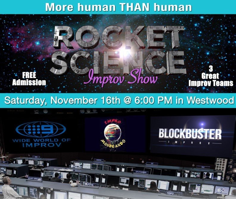 We’ve got the return of our friends from <a href="/impromundeando/">Impromundeando</a> creating mischief in Spanish, a brand new project "Wide World of Improv" that features improvised scenes with commentary, and an improvised Hollywood movie from Blockbuster 🚀
#improv #improvcomedy #westwood