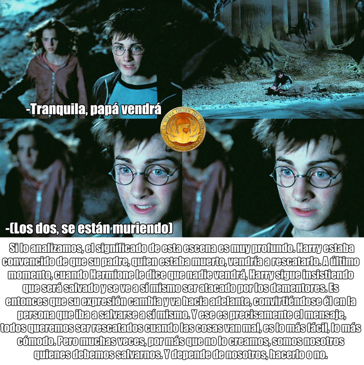 EiProfeta's tweet photo. Por cosas como esta, la saga Harry Potter es única. (Imagen by @_Orden_fenix_) https://t.co/dAyGWQRFLg
