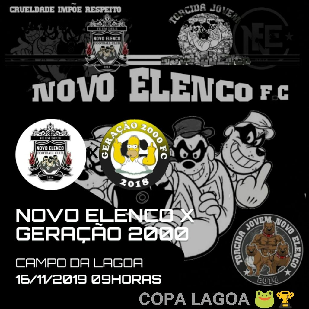 NovoElencoJPI's tweet photo. COPA LAGOA DO SAPO
Sábado tem mais um jogo, dessa vez vamos enfrentar a equipe Geração 2000, e vamos com tudo pra obter os 3 pontos, que Deus nos abençoe e nos proteja!!
promessa de grande jogo, contamos com o apoio de todos!!!
#avantene
#ospitbulldocaio
#paquitovive https://t.co/tvwp9LG9H9
