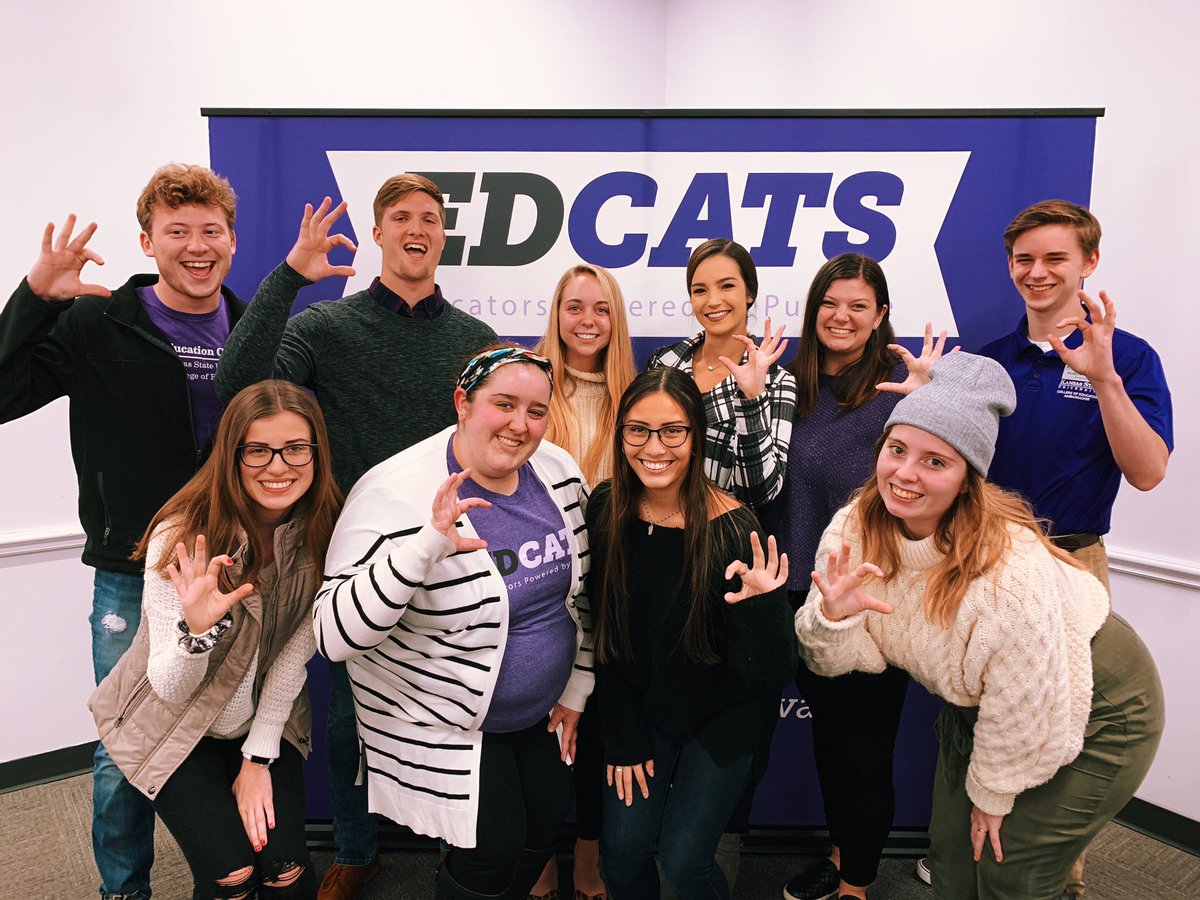 ksuedcats's tweet photo. Introducing you new 2020 College of Education Ambassador Executive Board! 🤩💜🤩
•
•
•
(Not pictured, Anna Washburn) https://t.co/6aQ8HzCChR