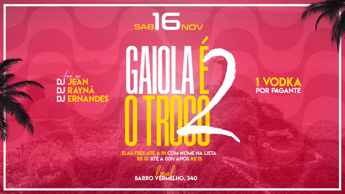 TiiuBreno211's tweet photo. Sabadão tá aí na Quele Clima de Verão Com os Melhores Djs Da Zs #GaiolaÉoTroco2 😎🌴🍻 #Explanaa ❤ @jeffreyo99 @Dj_Goulart @dj_rayna @djeanoficial @Ernnandes_ https://t.co/8lqJVTKFgL