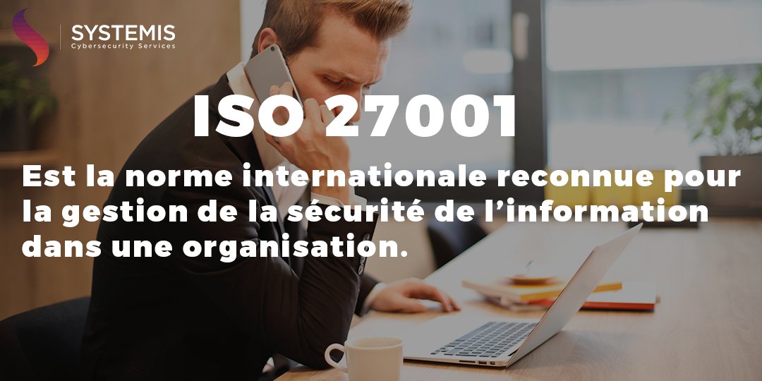 systemisgroup's tweet photo. Pour une fois il est utile de rentrer dans la norme !
ISO 27001 est la norme internationale pour la gestion de la sécurité de l’information au sein d’une entreprise !

Pour plus d’informations rendez-vous sur notre site internet : https://t.co/nxn3sWidZd

#systemis #cybersecurite https://t.co/zGjhqflYZb