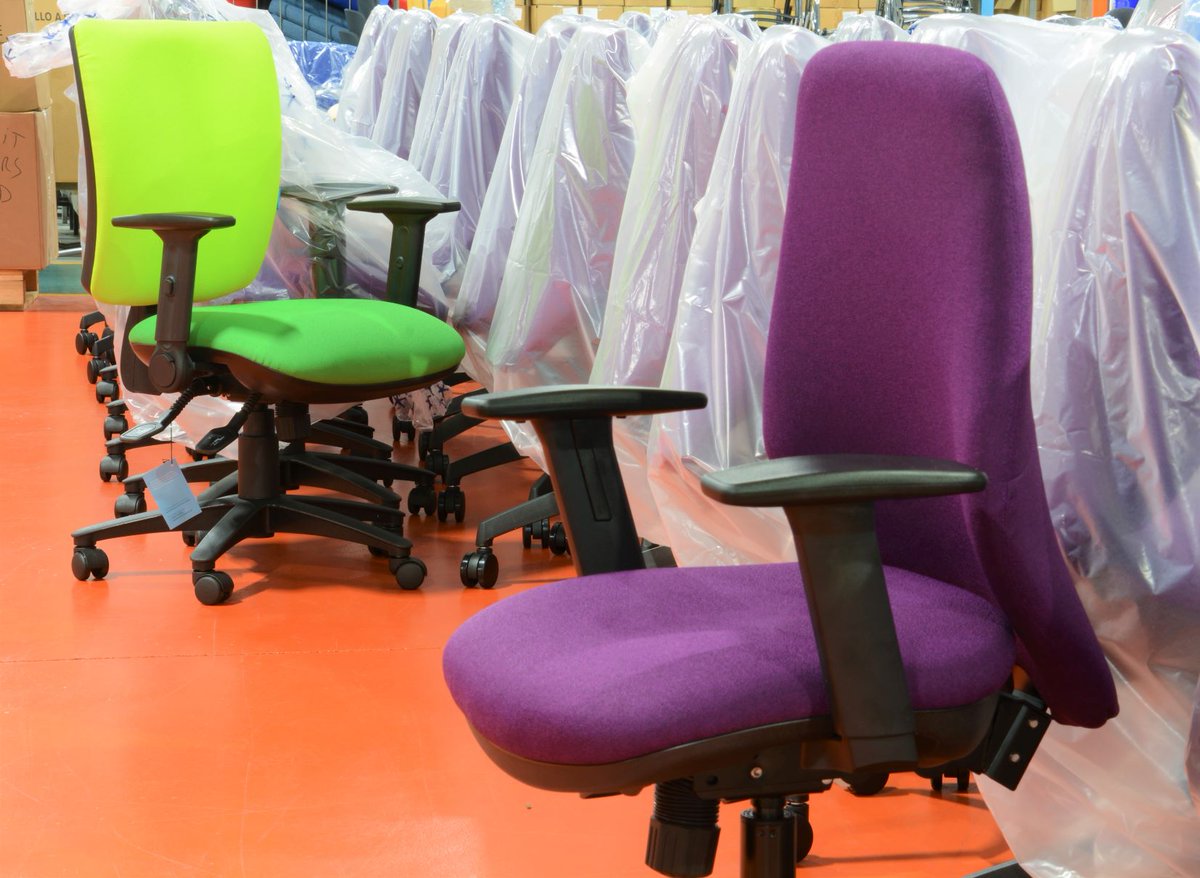 summit_1977's tweet photo. X2 fabric from @camira everywhere we look today. These are some of our elegant & sculpted Sculpt #taskchairs in a lush shade called Median. Lining up just behind is the first of a quantity of variegated Tangent X #operatorchairs for @Futurform https://t.co/0yFcN1c8iZ https://t.co/cHuXb8NmJz