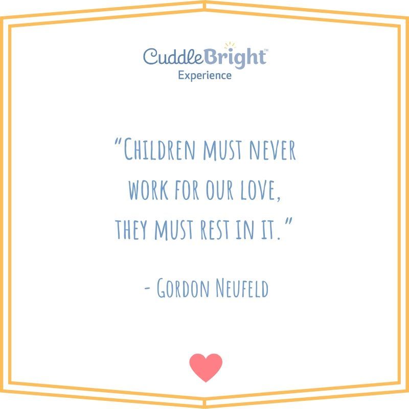 CuddleBright's tweet photo. Children must never work for our love, they must rest in it. - Gordon Neufeld 💛  #CuddleBright #lovechildren #earlymomentsmatter #parentingquote #parentlife #parenting #childdevelopment #zerotothree #letthembelittle  #CuddleBrightExperience https://t.co/TUhajaoM5o
