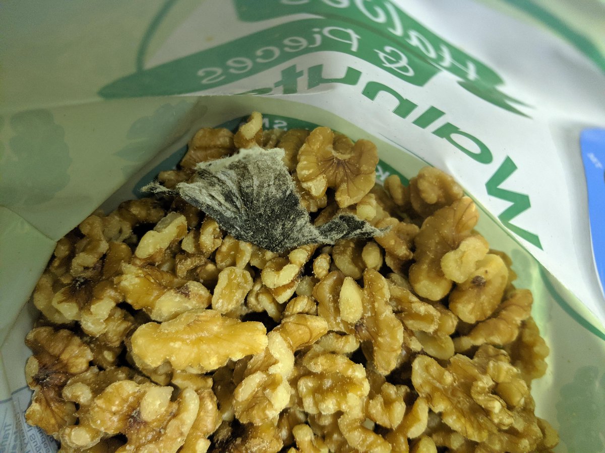 Ubel's tweet photo. @Walmart I found a dirty oily rag inside Great Value Walnuts, I emailed CS but they didn't reply.. tsk tsk. 
https://t.co/XQiGAUI7Rx https://t.co/ybfjd745yH