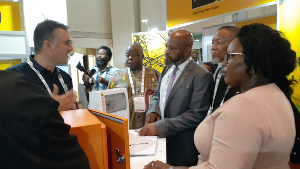 the_dtic's tweet photo. More interactions with the South African businesspeople representing South Africa at the #FutureEnergyNigeria by Deputy Minister Gina. https://t.co/LseuAgWXwF