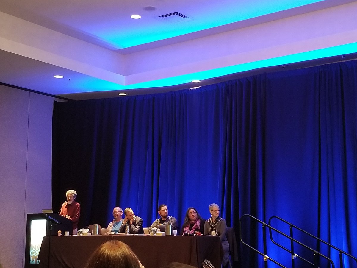 Hearing about <a href="/umsi/">School of Information</a> 's own Paul Resnick's work that just won a Lasting Impact Award at #CSCW2019!