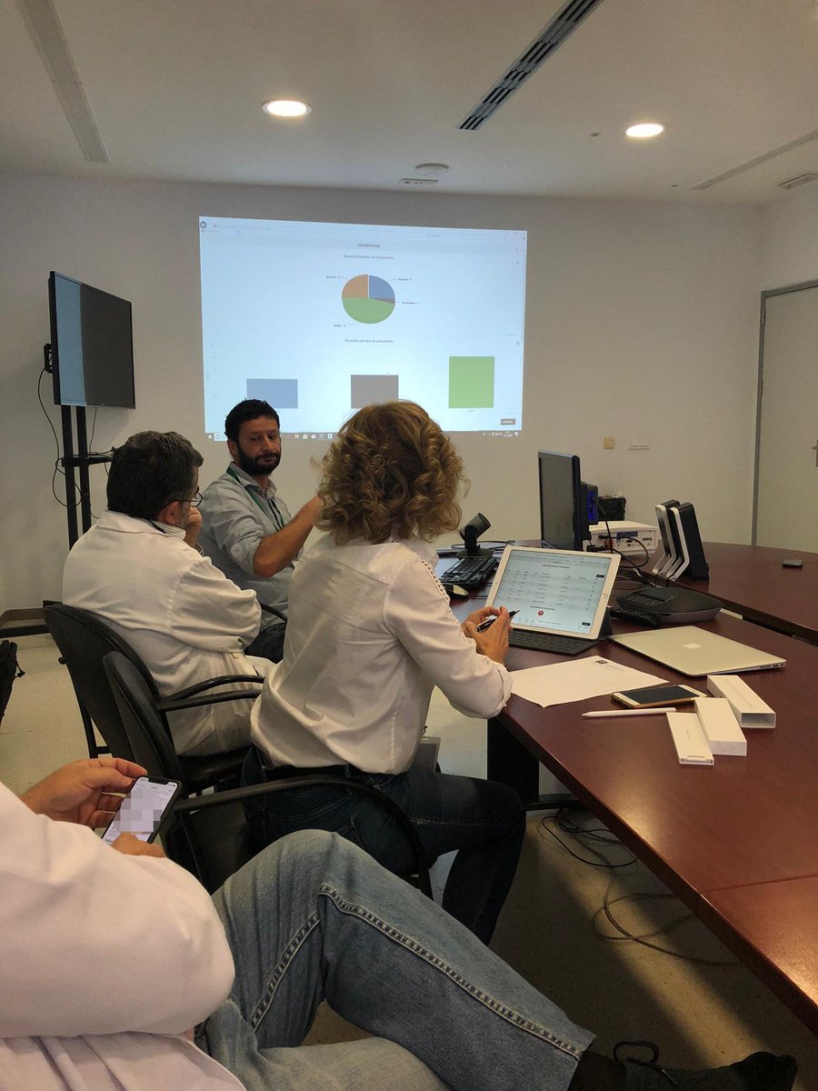 Hoy presentamos junto a #MedicinaPreventiva una herramienta para mejorar la gestión de los pacientes en aislamiento. @AS_HPoniente  #HPoniente