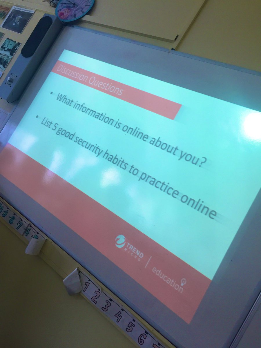 Transition Year Students delivering <a href="/TrendMicro/">Trend Micro</a> Internet Safety Workshop to a group of First Year students this morning where they highlighted the importance of staying safe online.