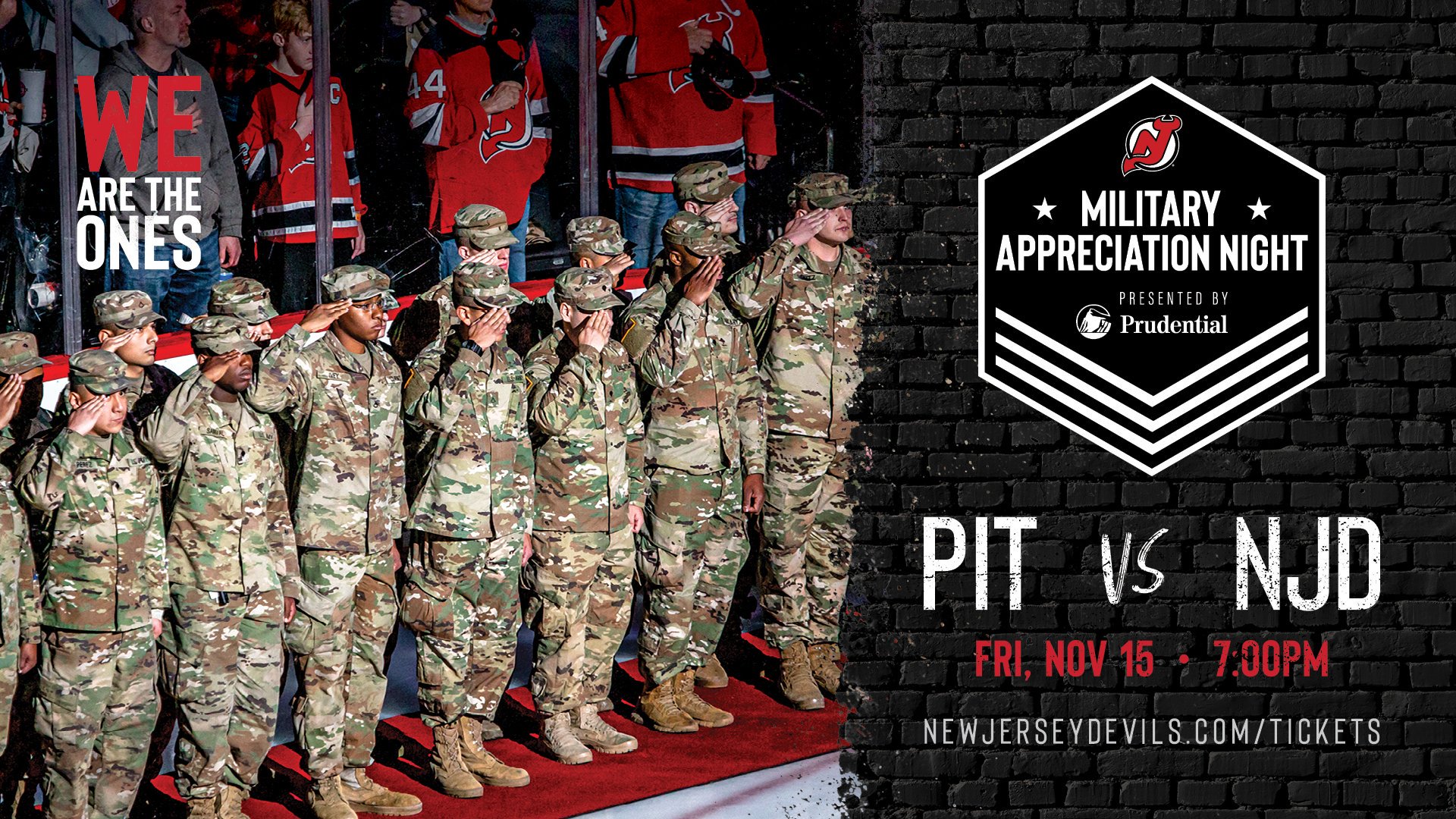 new jersey devils military night