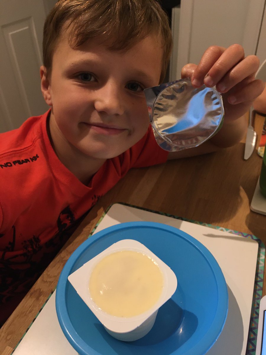 robertsonem's tweet photo. @gregjames my son has had every yoghurt clean in this muller light 6 pack! He is really excited to tell you this. https://t.co/aD28ieJzEU