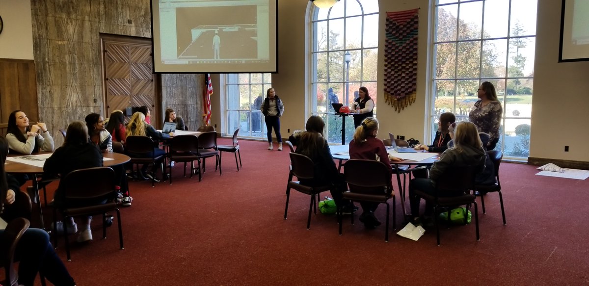 NAWICDesMoines's tweet photo. A few of our members presented at the girls STEM conference - "Go Further" hosted on the Iowa State campus.  The conference was for middle school and high school girls to learn about STEM fields and how to infuse their passions within a career. https://t.co/EFfXxGxsqd
