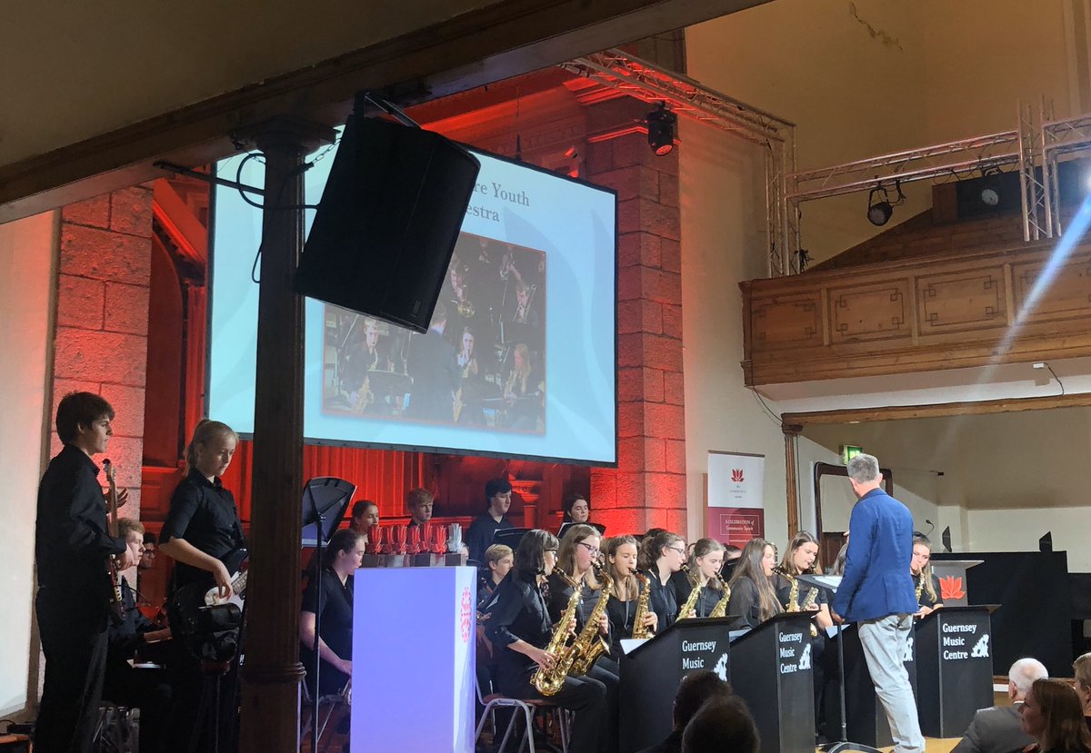 The fantastic Guernsey Music Centre’s Youth Jazz Orchestra in full swing 🎶
#communityawards2019