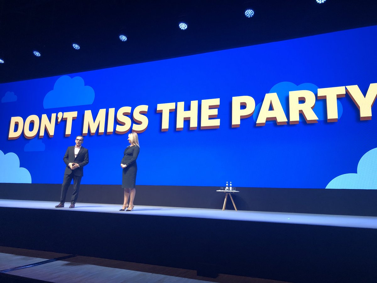 AlanaCEJackson's tweet photo. Top tip from Workday’s Chano Fernandez, Co-President and Carolyn Horne, President, EMEA - Don’t miss the Workday Rising Europe party!!!! #wdayrising https://t.co/qlFOa04rQ0