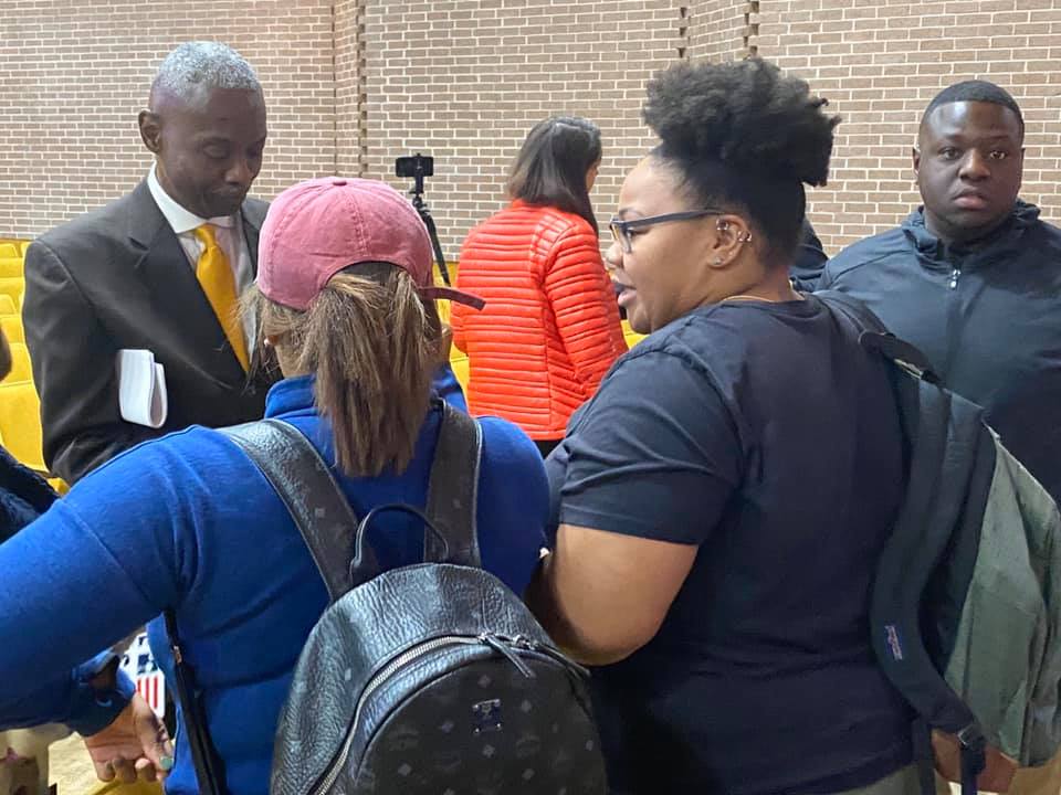 MorrisColl1908's tweet photo. Thank you, Jaime Harrison, for stopping by our campus to talk about politics and the importance of voting. 💙💛🐝 https://t.co/OffF4YHCNh