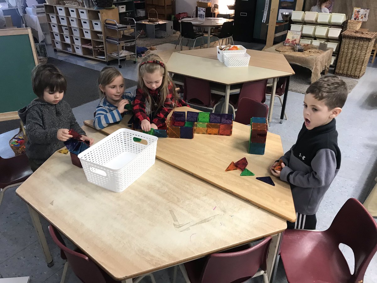 Snow day fun @LPSStormWatch! We are learning through play. We are developing our creativity, our communication skills, and our problem solving skills! #playislearningtoo