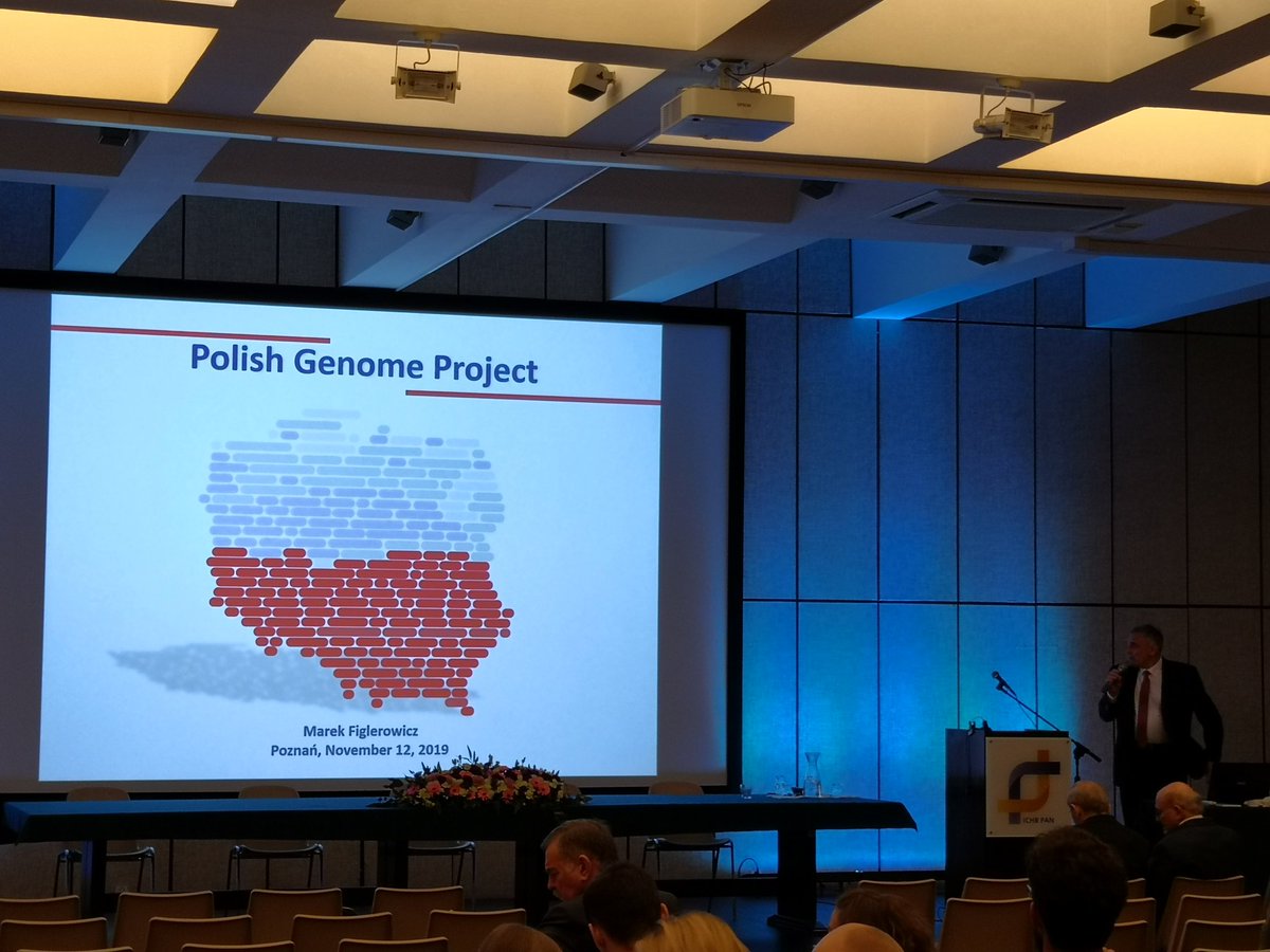 BBMRI_pl's tweet photo. Polish Genome Project - założenia prezentowane na konferencji w Instytucie Chemii Bioorganicznej PAN w Poznaniu. Za 2-3 lata 5000 genomow Polaków będzie dostępnych. Projekt jest komercyjny, ale będą czynione starania by dla nauki te dane były dostępne. https://t.co/4CNhLw4YFs