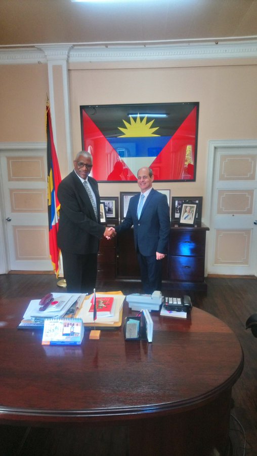 Governor of Antigua and Barbuda Receives Cuban Vice-Chancellor