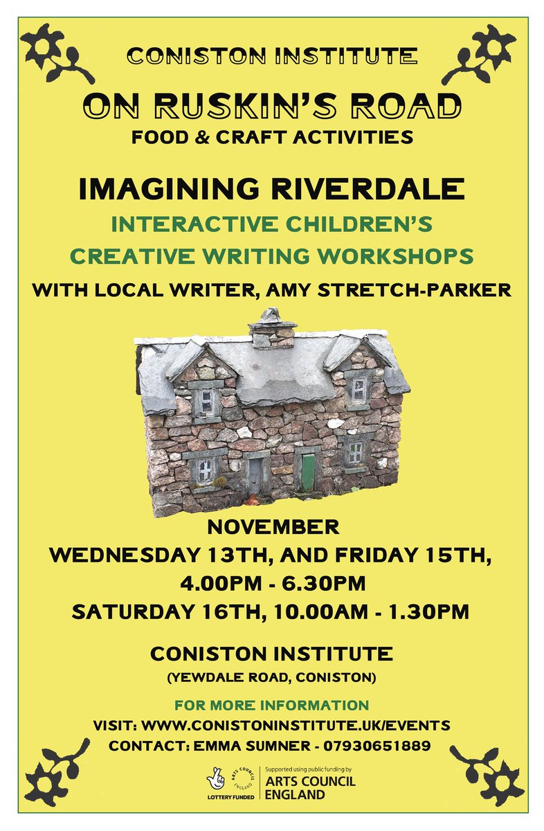 Tomorrow night at 4.00pm our #Children's interactive #writingworkshops kick off! Bring all your #youngpeople along for a night of #miniature story making! It will be lots of fun and nothing like school English lessons!
