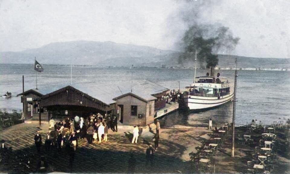 Karşıyaka Vapur İskelesi, 1929 yılı.