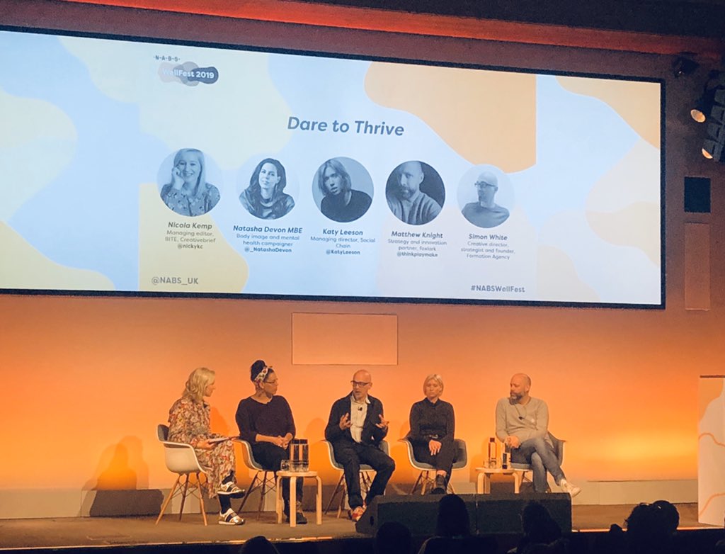 SarahBauerMCIPD's tweet photo. What does wellbeing look like? A day full of inspiration @NABS_UK  #NABSWellfest https://t.co/WrovecYabm