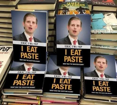 Waveblue5's tweet photo. Here is @EricTrump new book

@Waveblue5 https://t.co/qSCNCqtjMm