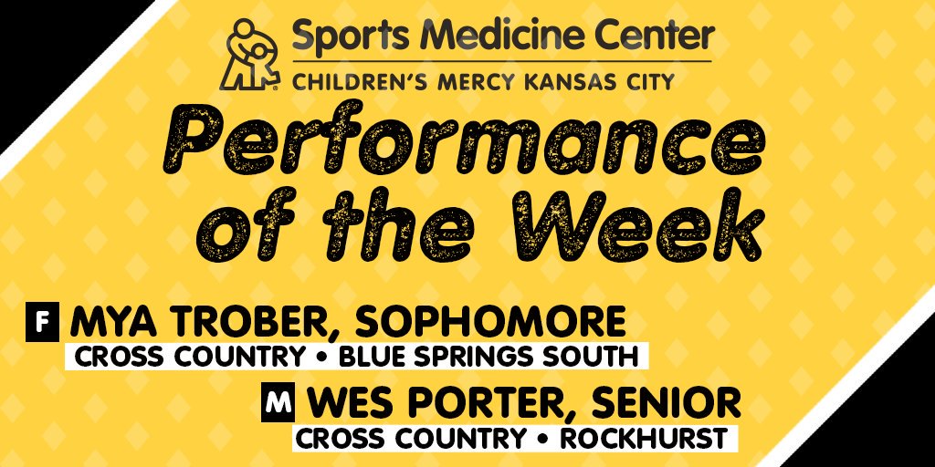 CMsportsmed's tweet photo. Our two #KCPrep Performances of the Week winners are @southdistance's Mya Trober and @GoHawklets' Wes Porter. Congratulations! @mtrober23 @wesporter09 @bssjaguars @RockhurstHS @BSSDnews

Submit nominees here: https://t.co/T8wkF66sEW #CMSportsMed #PlayHealthyKC https://t.co/Ppfer0zkyT