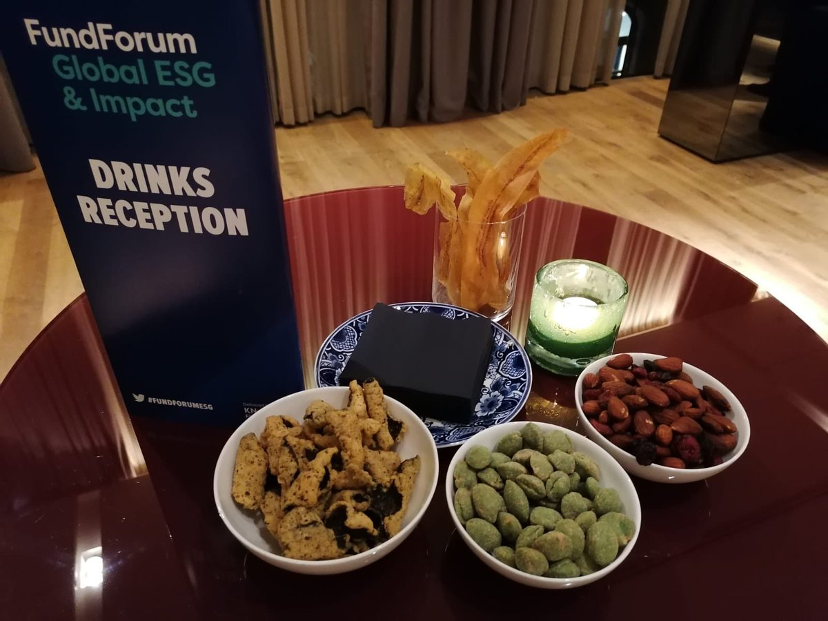 FundForumEvent's tweet photo. Drinks reception in full swing as we await for @SharingAlpha’s Wisdom of the ESG Selector awards! 🥂 https://t.co/s2MiqPXGI1