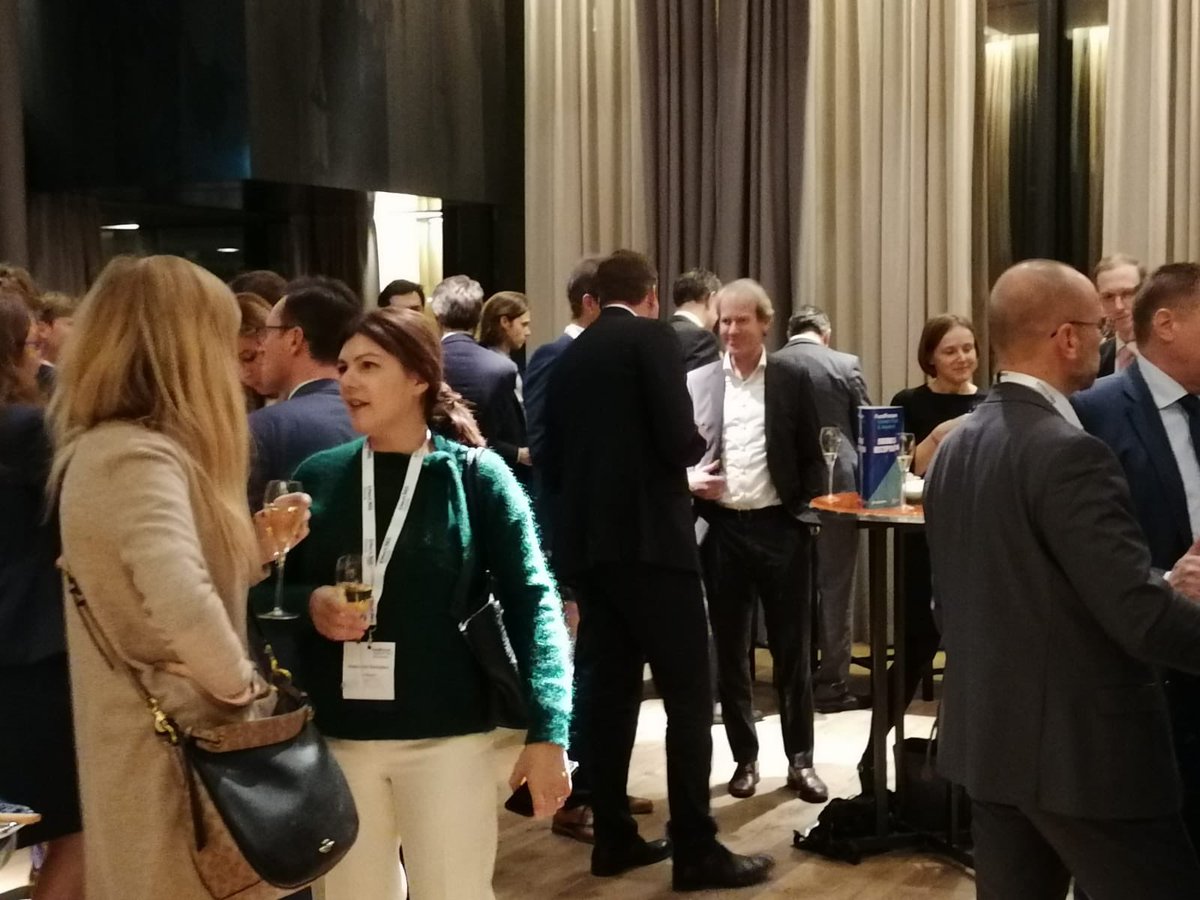 FundForumEvent's tweet photo. Drinks reception in full swing as we await for @SharingAlpha’s Wisdom of the ESG Selector awards! 🥂 https://t.co/s2MiqPXGI1